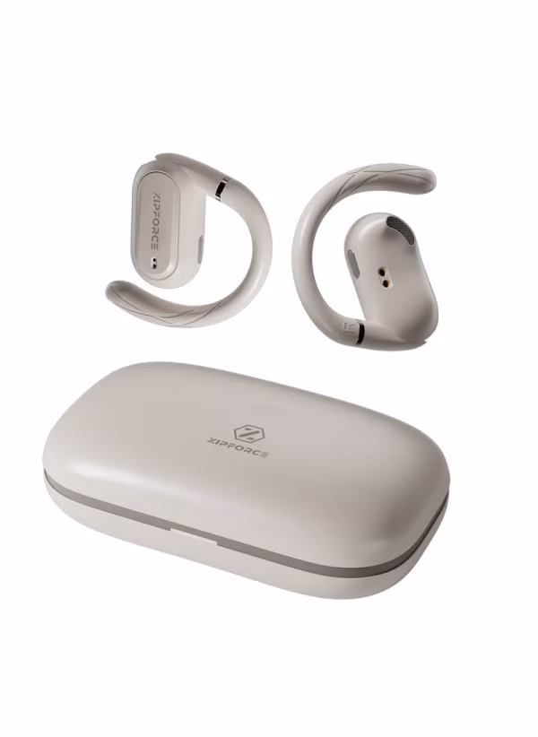 True Wireless Earbuds, Open Ear Bluetooth 5.4 Headphones 4-Mics ENC Clear Call